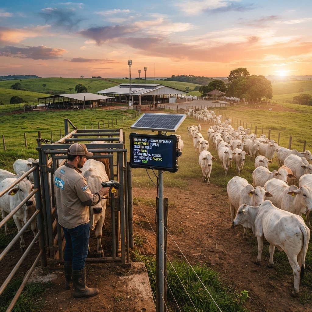 Pecuária de Precisão: Como a Tecnologia Está Revolucionando a Criação de Gado no Brasil